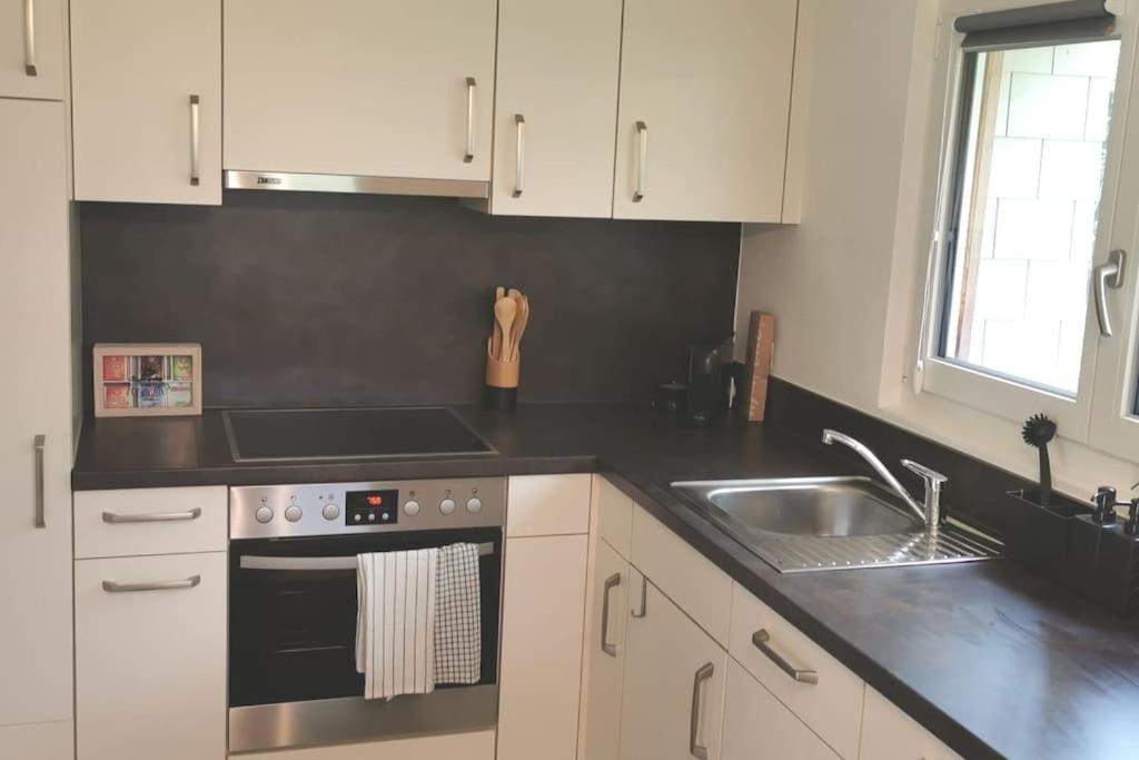 Schones Kleines Studio Mit Sitzplatz, Mitten Im Prattigau Jenaz Eksteriør billede